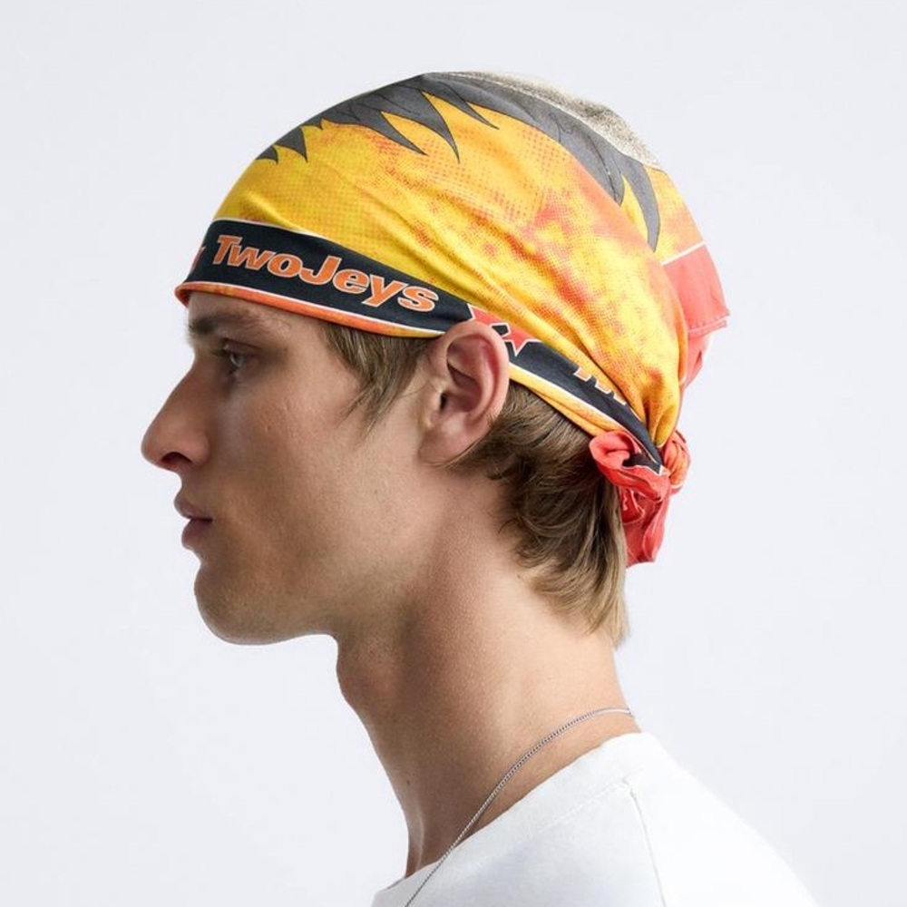 NWOT. Zara HORSE BANDANA X TWOJEYS Limited Edition Multicoloured Bandana.